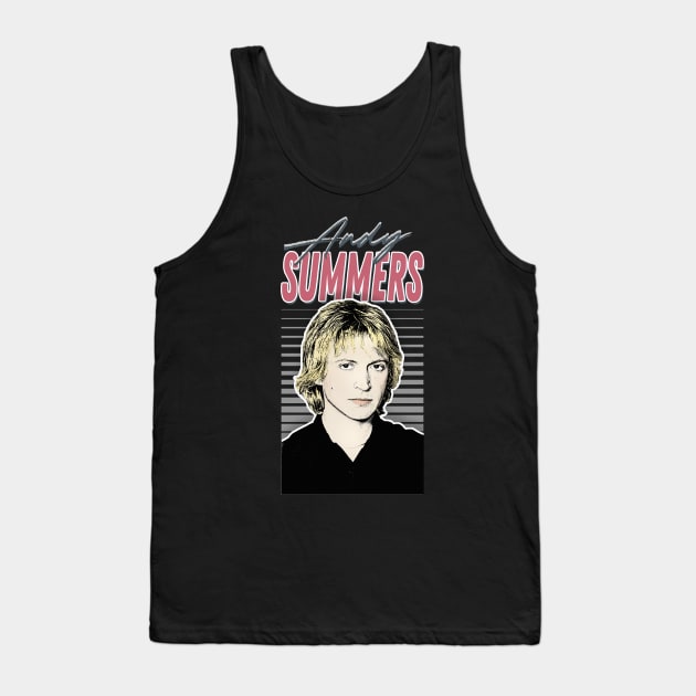 Andy Summers / 80s Styled Aesthetic Fan Art Design Tank Top by DankFutura